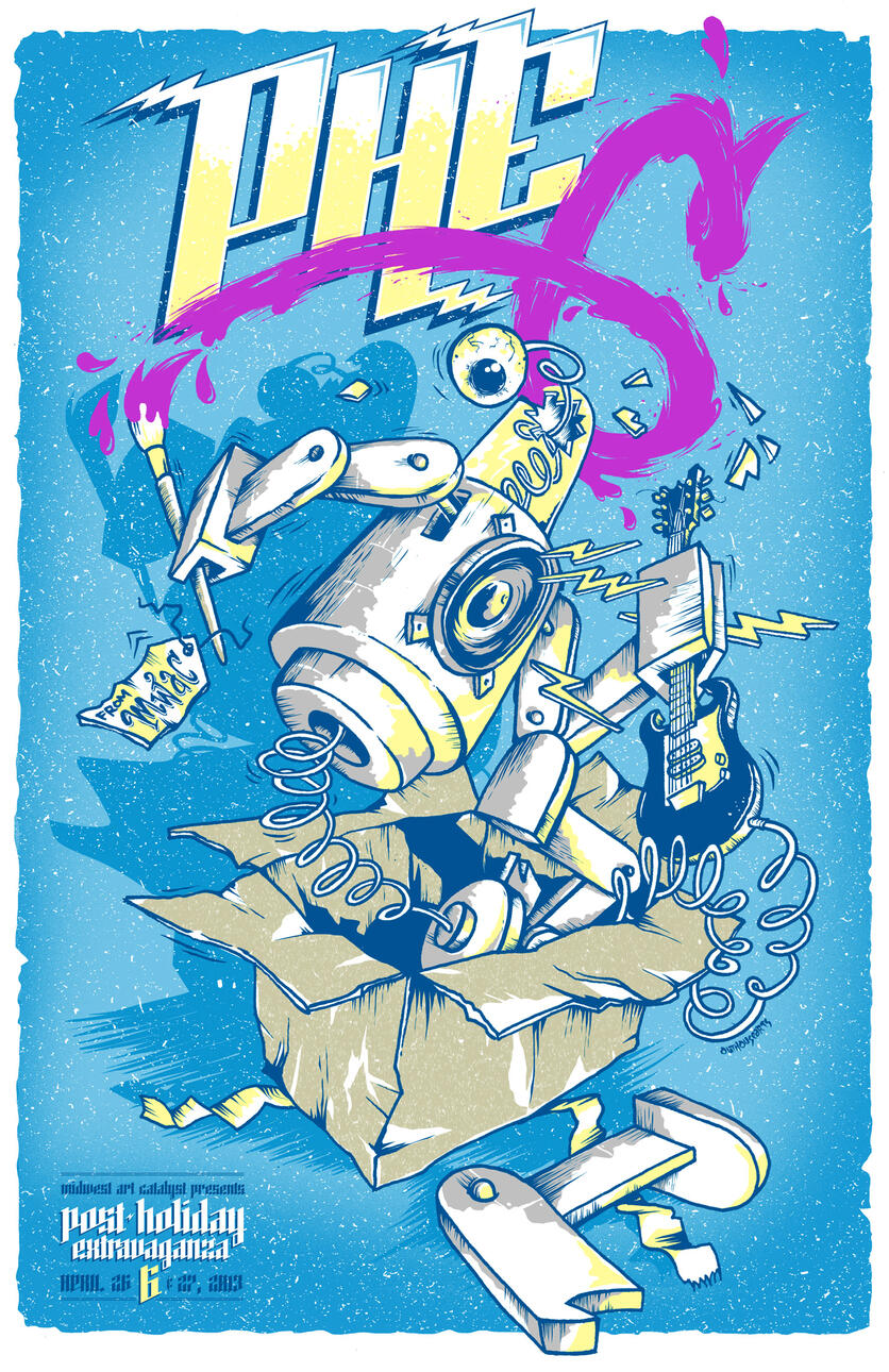 #outhousearts, #gigposter