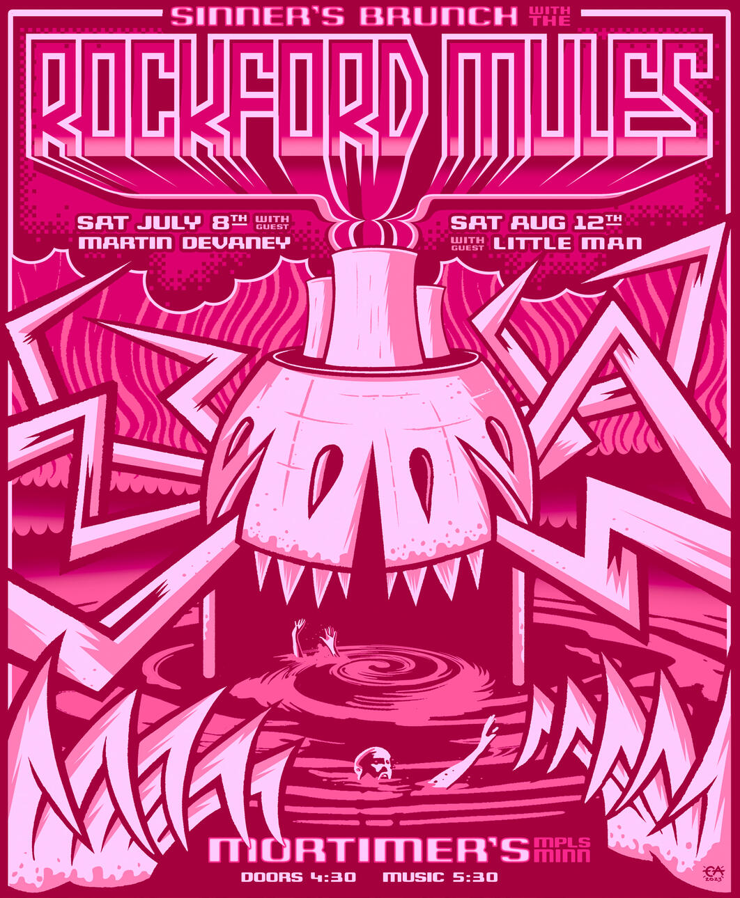 #outhousearts, #gigposter